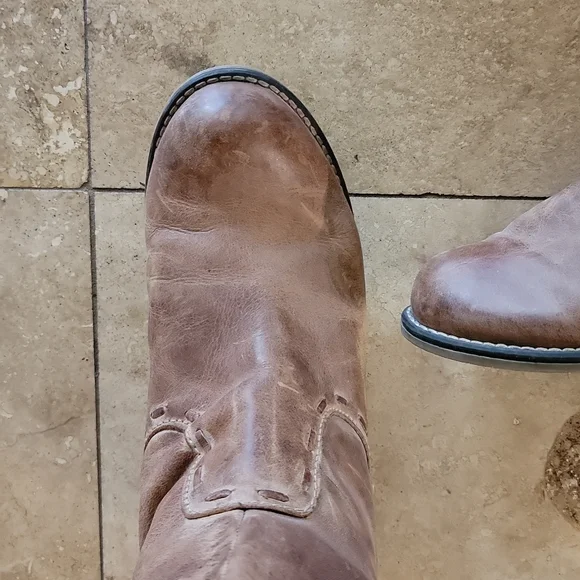 Corral light brown leather boots 8 - Picture 4 of 10